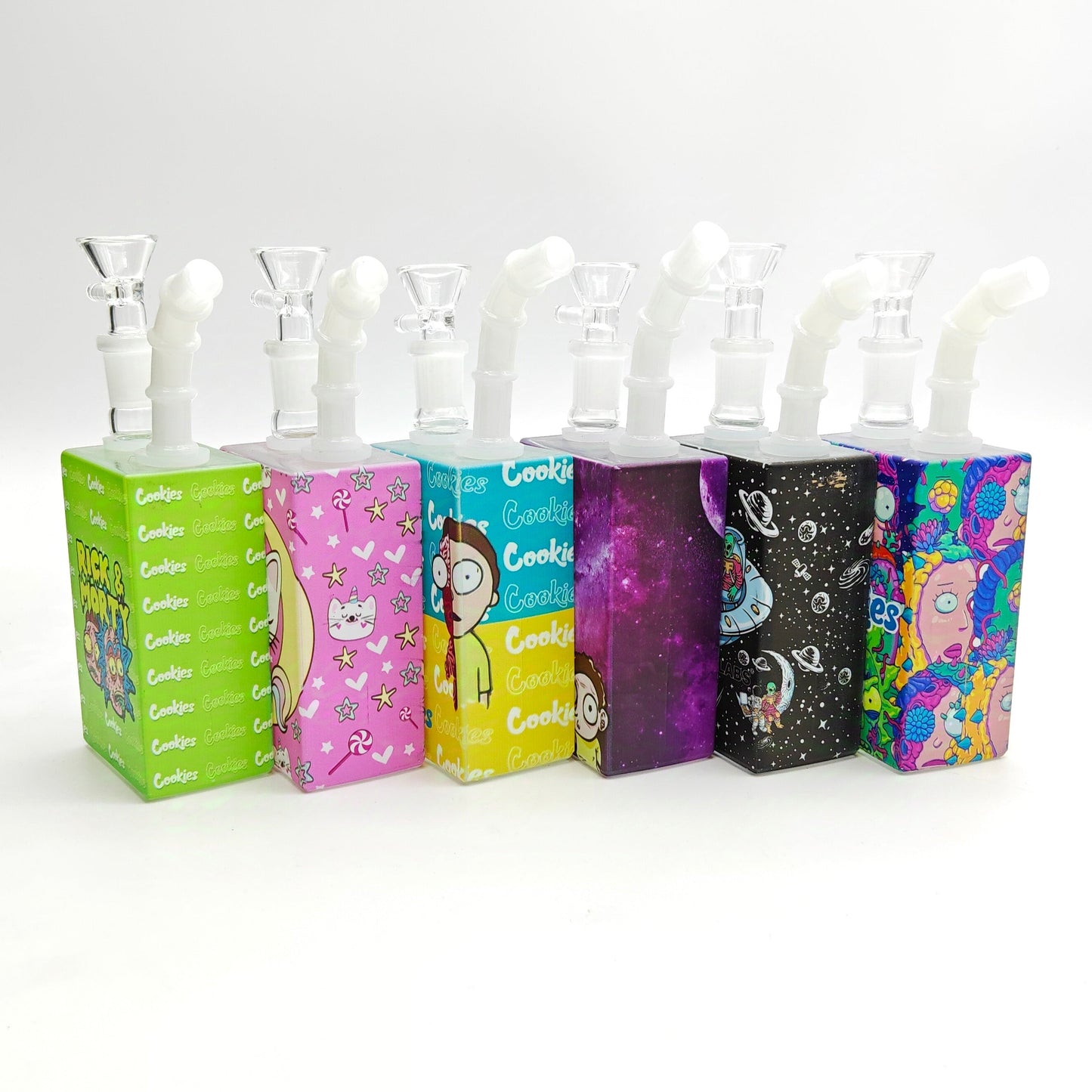 7.5" New Design Juicy Box Glass Bong Assorted_9