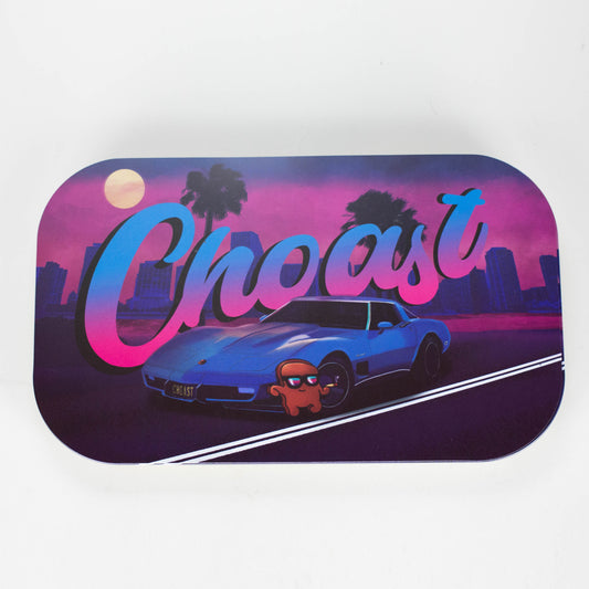 Choast Rolls | "Miami Vice" Rolling Tray + Magnetic Lid