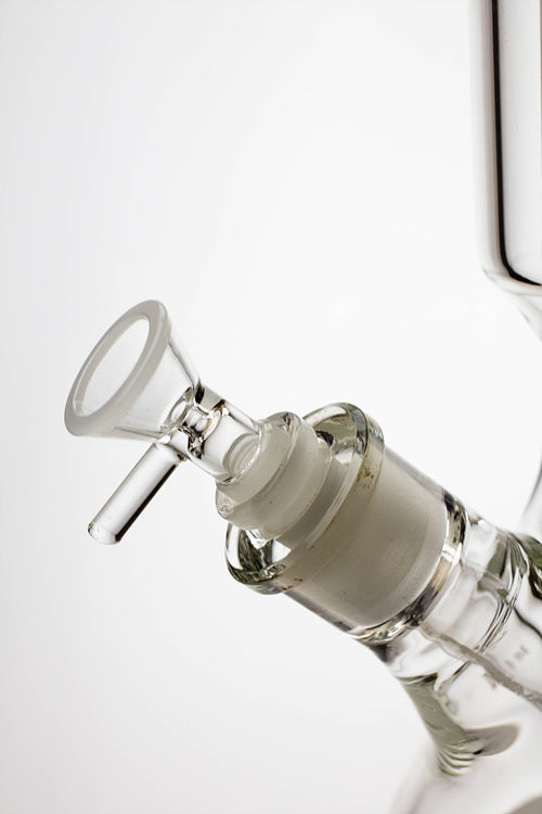 17.5" Genie 10-arm 9 mm colored bottom glass bong ( GE4180 )