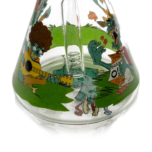Red Eye Glass® | 10" Bong of the Living Dead Beaker (REG211)