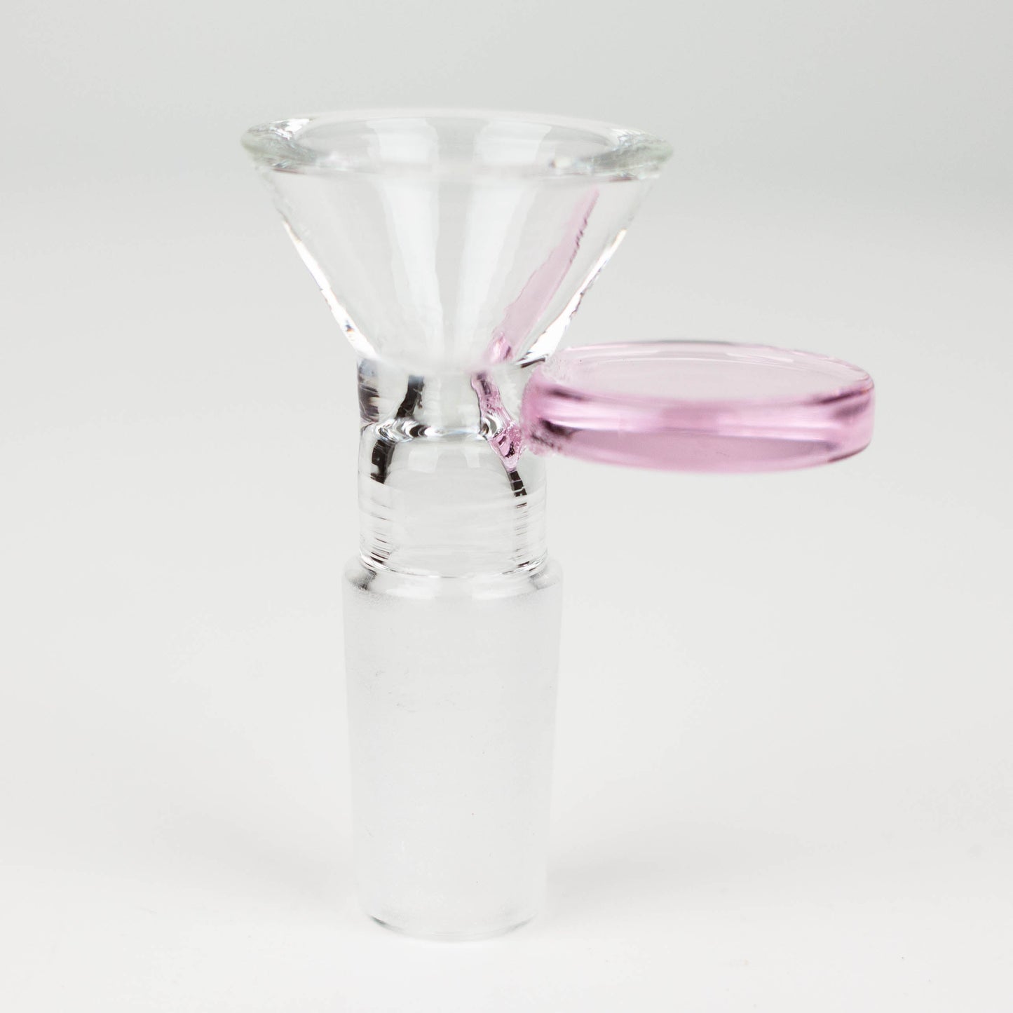 Glass bowl with color round handle for 14 mm Pack of 3_5