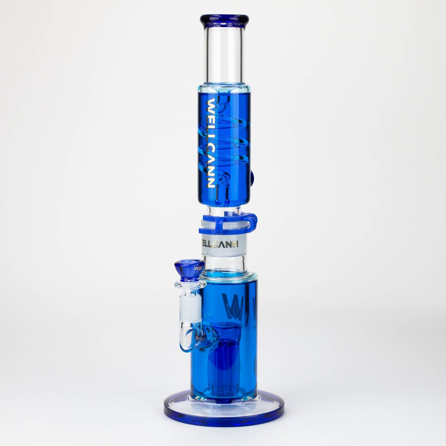WELLCANN | 15" Glycerine Detachable Glass Bong [502]