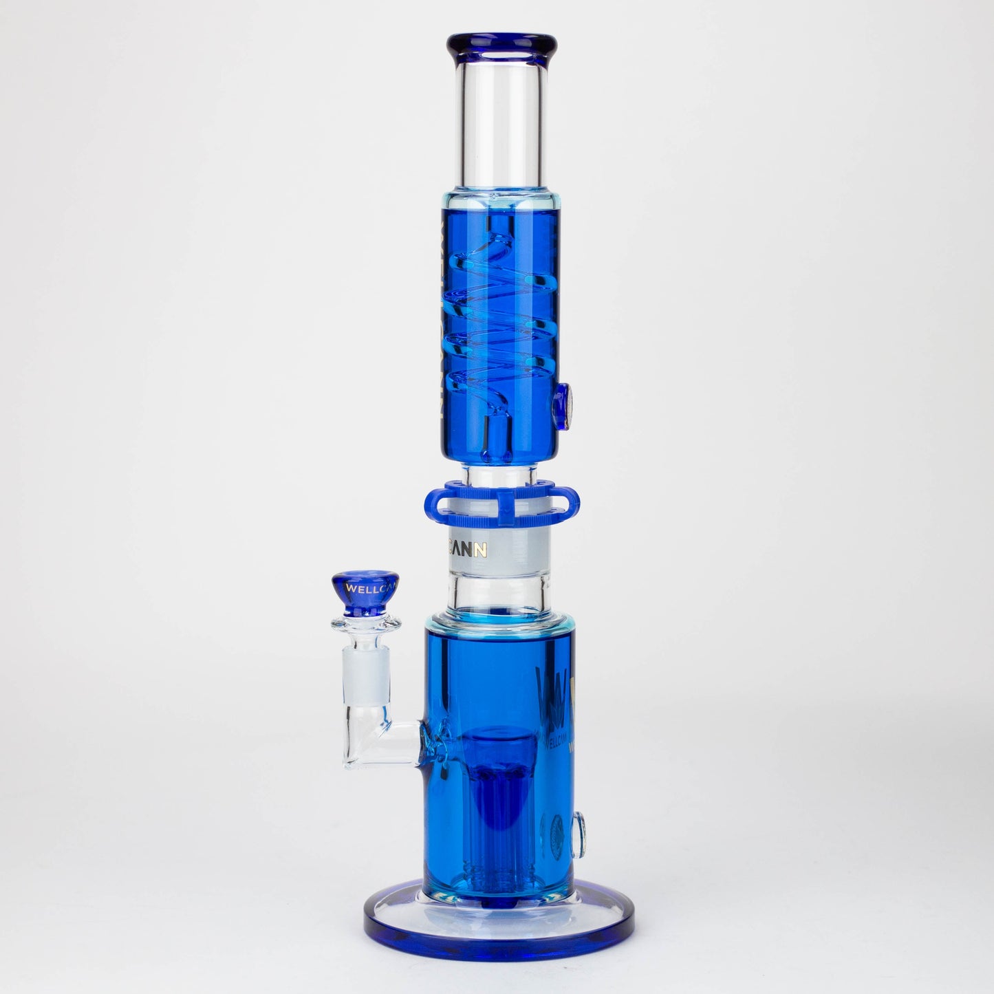 WELLCANN | 15" Glycerine Detachable Glass Bong [502]