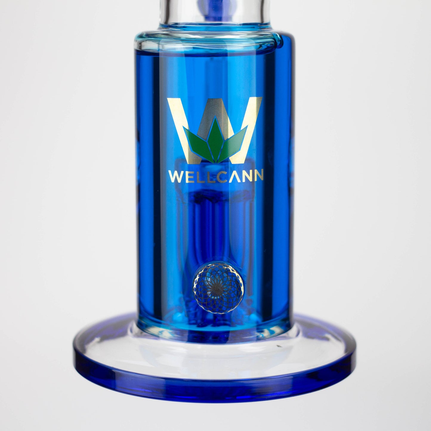 WELLCANN | 15" Glycerine Detachable Glass Bong [502]