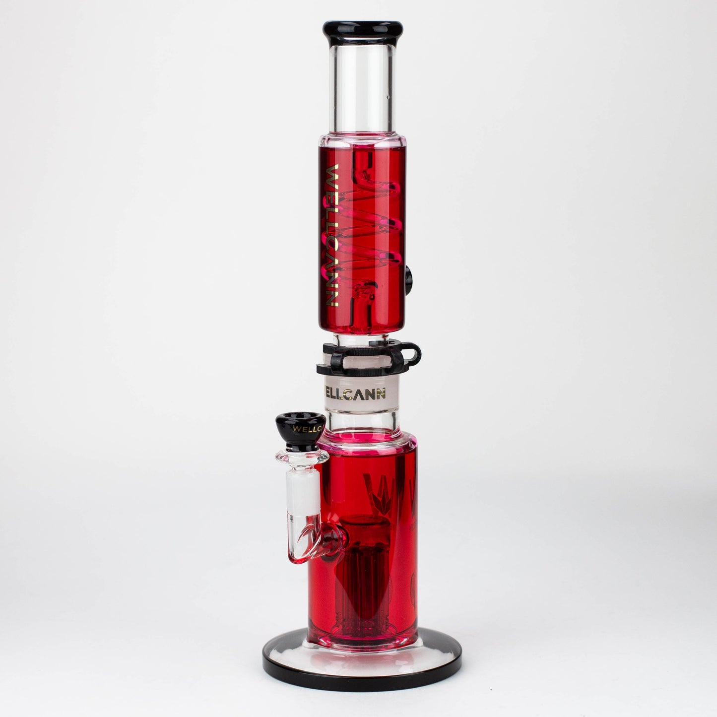 WELLCANN | 15" Glycerine Detachable Glass Bong [502]