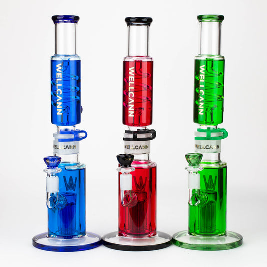 WELLCANN | 15" Glycerine Detachable Glass Bong [502]