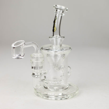 Genie | 6" recycled bubbler with a banger