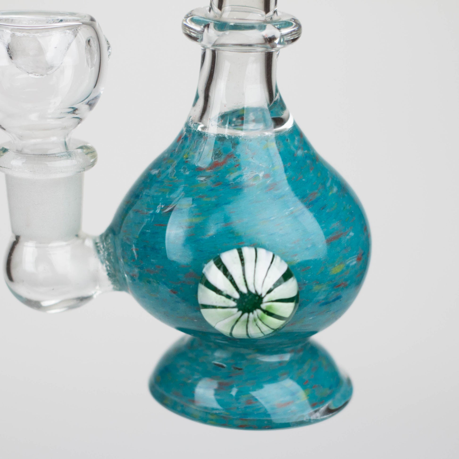6" Bent neck bong with decoration-Color Assorted_5