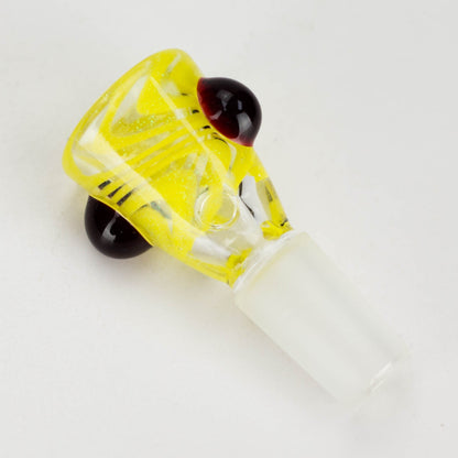Shine Glassworks | Dichro Vacstack 14mm  3 Hole bowl - made in Canada