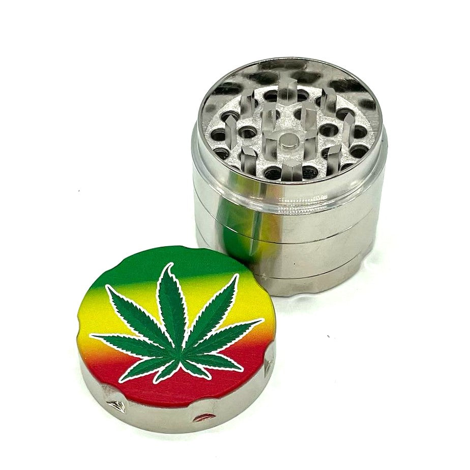 Rasta Leaf Grinder 4parts 40*42mm [GRI152]