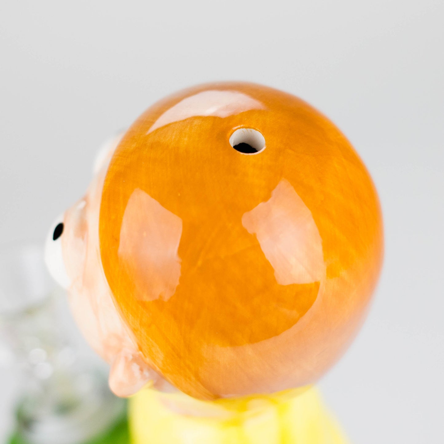 7.75″ Vintage Hippie Boy Ceramic Bong – Cartoon-Inspired Fun Design [ES085WP]