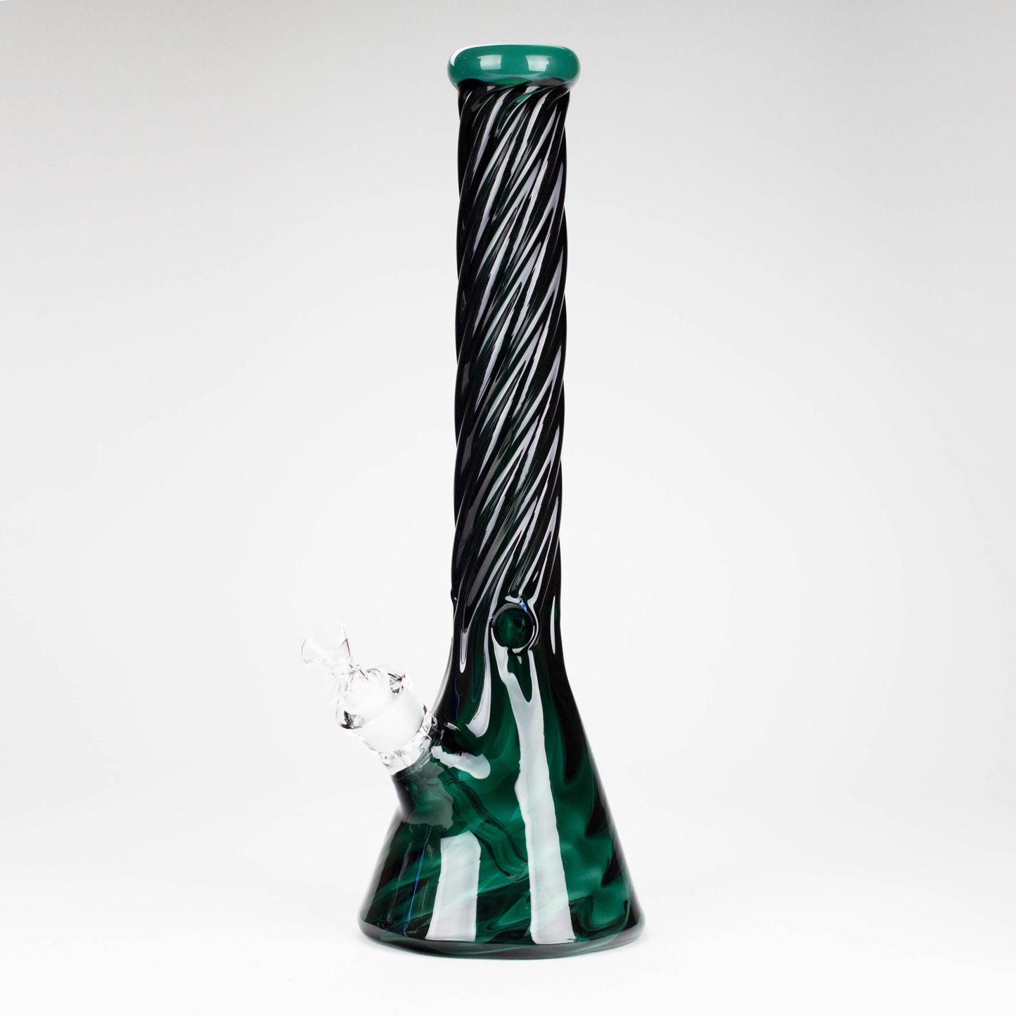 Genie | 16" 9mm Twist Glass Beaker Bong [HH1125]