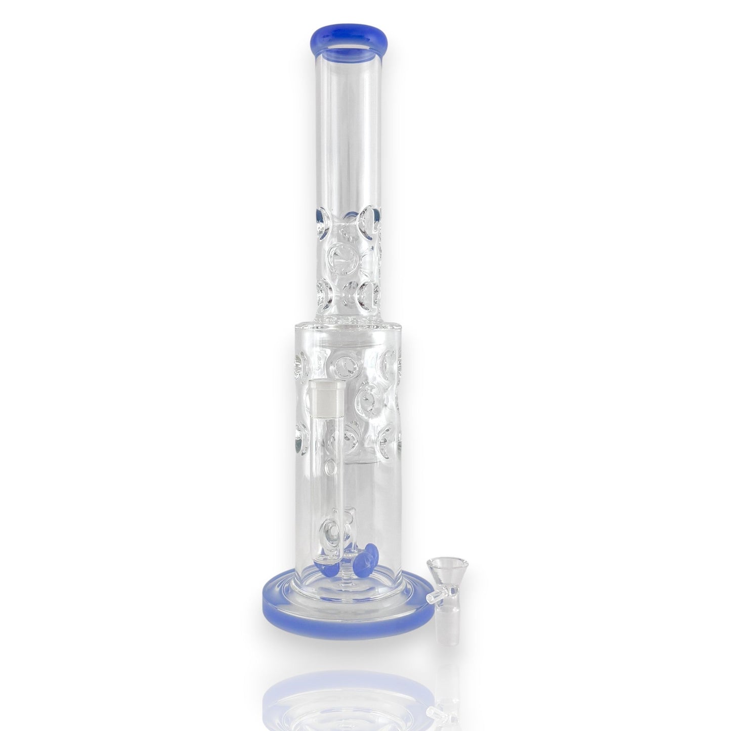 16" Straight Shooter Water Pipe with Screw Percolators