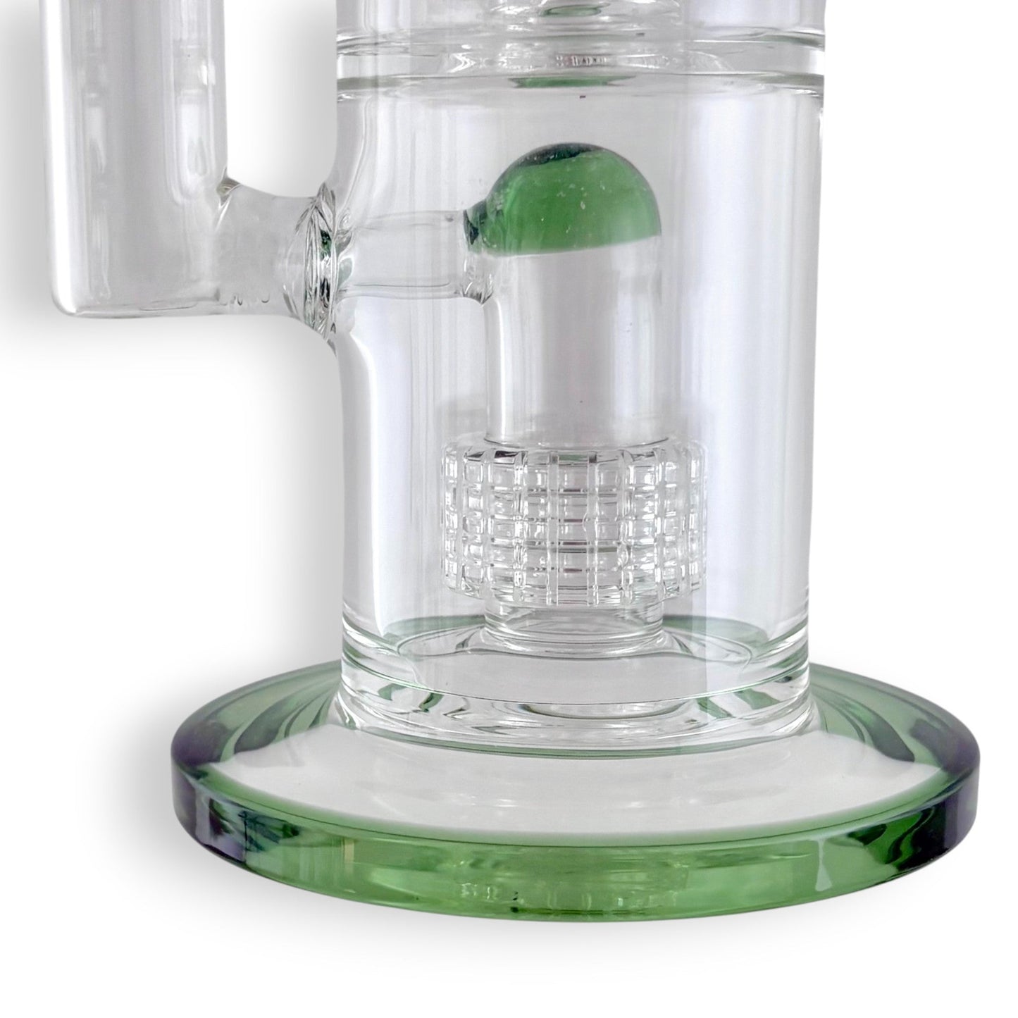 17" Triple Dome Percolator Water Pipe with 14mm Handle Bowl Piece