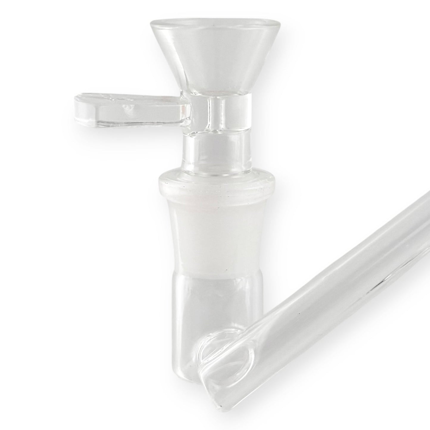 18mm Female to 18mm Female Glass Adapter (Extended Arm)