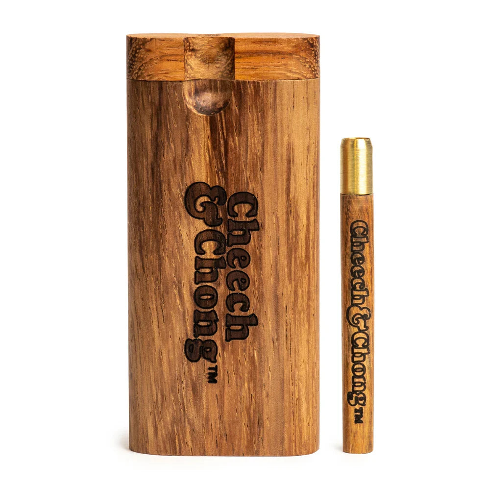 Cheech & Chong® Glass  | Regular Twist Dugout (Assorted Wood Grains)[CCD4000]