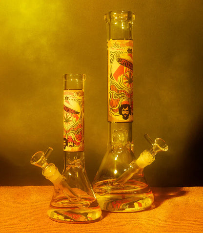 Cheech & Chong® Glass | 10" 420 Mind Meld Water Pipe [CC168]