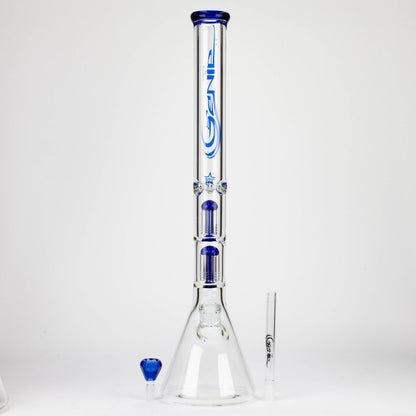 GENIE | 24" Dual 6 arms 9mm glass water beaker bong [GB1906]_7